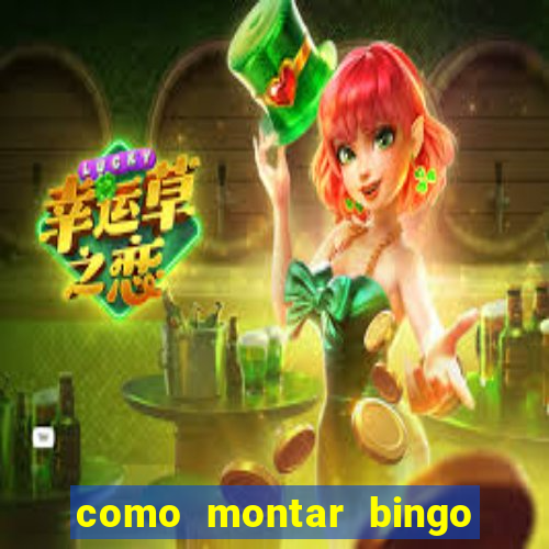 como montar bingo brinquedos toia